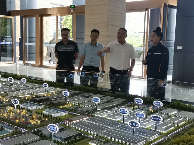 图2 参观企业规划沙盘